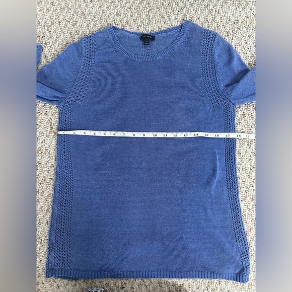 Talbots Blue Knit Sweater size S - Picture 8 of 8